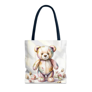 Trendy Teddy Bear Tote - Durable Polyester Body - Dipaliz - Shopping Totes