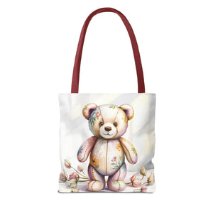 Trendy Teddy Bear Tote - Durable Polyester Body - Dipaliz - Shopping Totes