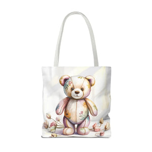 Trendy Teddy Bear Tote - Durable Polyester Body - Dipaliz - Shopping Totes