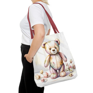 Trendy Teddy Bear Tote - Durable Polyester Body - Dipaliz - Shopping Totes