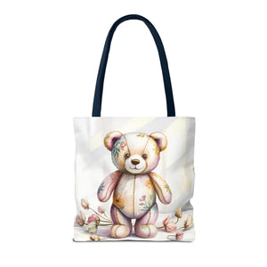 Trendy Teddy Bear Tote - Durable Polyester Body - Dipaliz - Shopping Totes