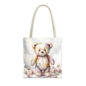 Trendy Teddy Bear Tote - Durable Polyester Body - Dipaliz - Shopping Totes