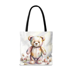 Trendy Teddy Bear Tote - Durable Polyester Body - Dipaliz - Shopping Totes