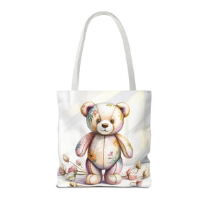 Trendy Teddy Bear Tote - Durable Polyester Body - Dipaliz - Shopping Totes