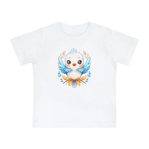 Luxury Birdie Short Sleeve Tee - Soft Cotton Baby - Dipaliz - & Toddler Tops