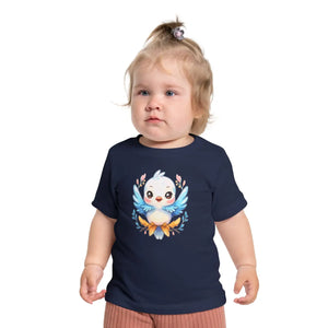 Luxury Birdie Short Sleeve Tee - Soft Cotton Baby - Dipaliz - & Toddler Tops