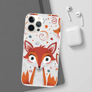 Sleek Fox Phone Cover - Durable Clear Tpu Case - Dipaliz - Mobile Cases