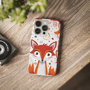 Sleek Fox Phone Cover - Durable Clear Tpu Case - Dipaliz - Mobile Cases