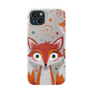 Sleek Fox Phone Cover - Durable Clear Tpu Case - Dipaliz - Mobile Cases