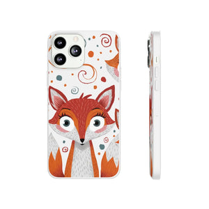 Sleek Fox Phone Cover - Durable Clear Tpu Case - Dipaliz - Mobile Cases