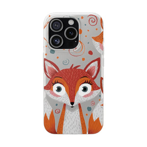 Sleek Fox Phone Cover - Durable Clear Tpu Case - Dipaliz - Mobile Cases