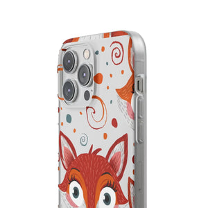 Sleek Fox Phone Cover - Durable Clear Tpu Case - Dipaliz - Mobile Cases