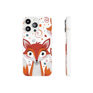 Sleek Fox Phone Cover - Durable Clear Tpu Case - Dipaliz - Mobile Cases