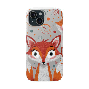 Sleek Fox Phone Cover - Durable Clear Tpu Case - Dipaliz - Mobile Cases