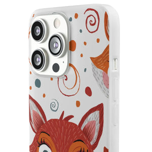 Sleek Fox Phone Cover - Durable Clear Tpu Case - Dipaliz - Mobile Cases