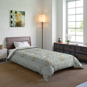 Teal Fox Comforter – Polyester Bedding - Dipaliz - Quilts & Comforters