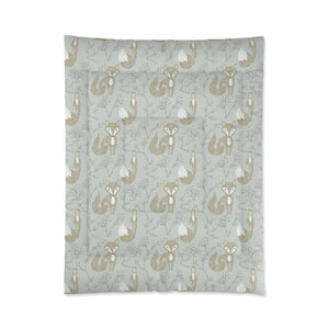 Teal Fox Comforter – Polyester Bedding - Dipaliz - Quilts & Comforters