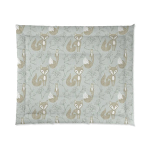 Teal Fox Comforter – Polyester Bedding - Dipaliz - Quilts & Comforters