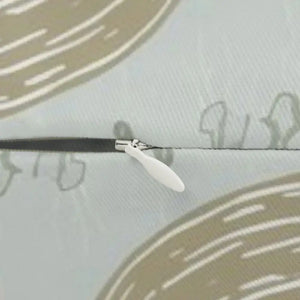 Teal Spun Polyester Lumbar Pillow - Adorable Fox Design - Dipaliz - 20’’ × 14’’ - Pillows