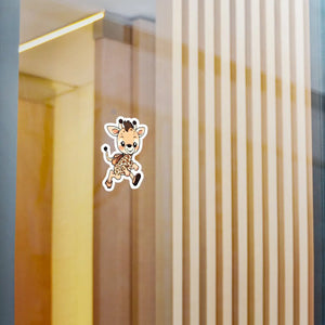 Satin Giraffe Vinyl Decals - Kiss Cut Stickers - Dipaliz - Decor