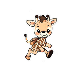 Satin Giraffe Vinyl Decals - Kiss Cut Stickers - Dipaliz - Decor