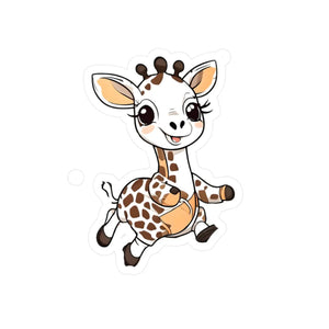 Vibrant Giraffe Vinyl Decals - Kiss Cut Safari - Dipaliz - Decorative Stickers