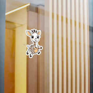 Vibrant Giraffe Vinyl Decals - Kiss Cut Safari - Dipaliz - Decorative Stickers