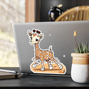 Bold Giraffe Kiss Cut Vinyl Decals - Satin Finish - Dipaliz - Decorative Stickers