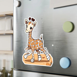 Bold Giraffe Kiss Cut Vinyl Decals - Satin Finish - Dipaliz - Decorative Stickers