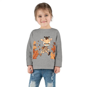 Toddler Long Sleeve Cute Giraffe Tee Soft Cotton Style Dipaliz - Baby & Clothing