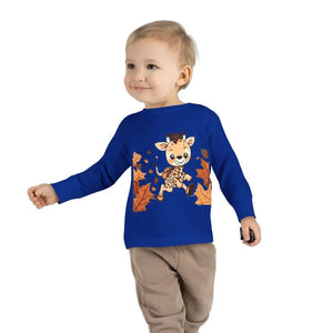 Toddler Long Sleeve Cute Giraffe Tee Soft Cotton Style Dipaliz - Baby & Clothing