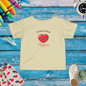 Cute Heart Infant Tee - Cozy Baby Shower Gift - Dipaliz - Natural / 6m - T-shirts