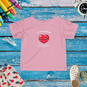 Cute Heart Infant Tee - Cozy Baby Shower Gift - Dipaliz - Pink / 6m - T-shirts