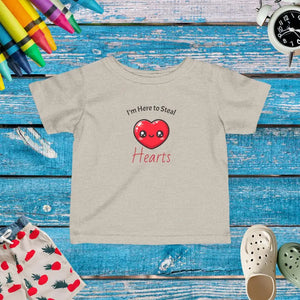 Cute Heart Infant Tee - Cozy Baby Shower Gift - Dipaliz - Natural Heather / 6m - T-shirts