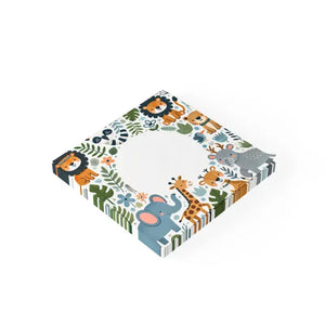 Paper Products - Jungle Animal Sticky Notes - Cute Vibrant Designs - Dipaliz