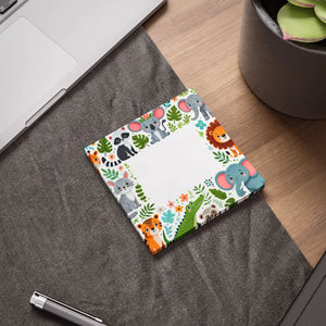 Cute Jungle Animals Sticky Notes - 7 Sizes Premium Paper - Dipaliz