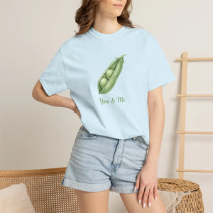Cute Matching Couple Tee Peas in a Pod Cotton - Dipaliz - T-shirts