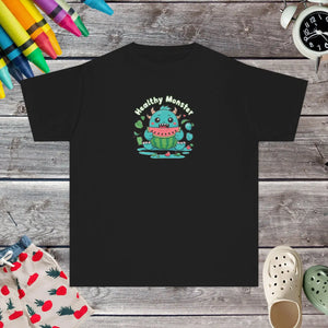 Soft Cotton Youth Tee - Monster Eats Watermelon - Dipaliz - T-shirts