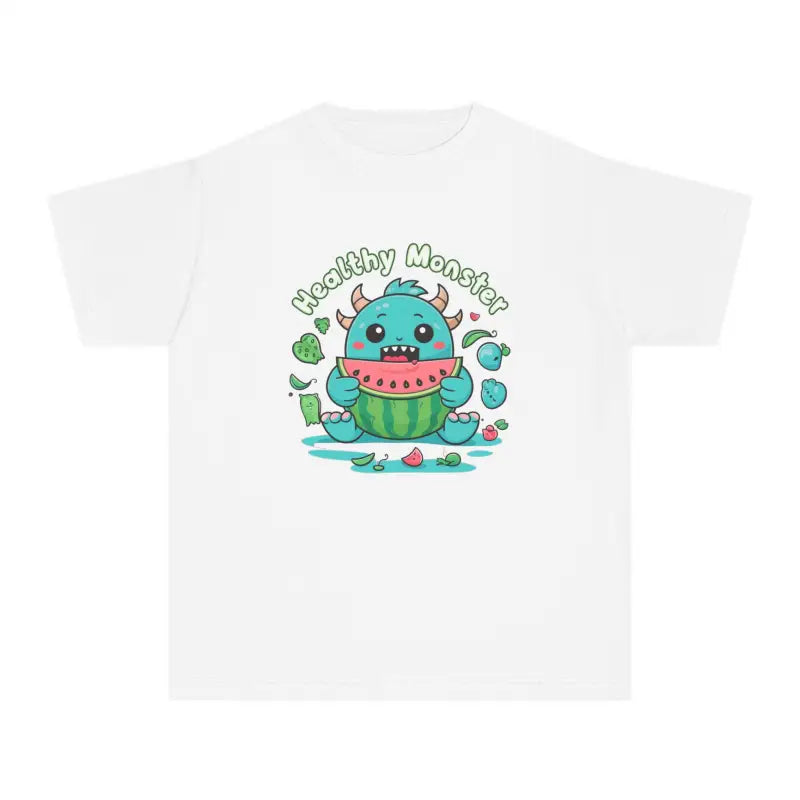 Cute Monster Eats Watermelon Tee for Tiny Tornadoes - Kids Clothes