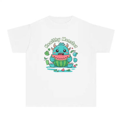 Cute Monster Eats Watermelon Tee for Tiny Tornadoes - Kids Clothes