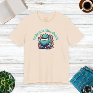 Cute Monster Cotton Tee - Soft Jersey Short Sleeve - Dipaliz - T-shirts - s