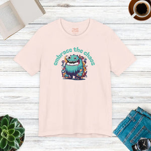 Cute Monster Cotton Tee - Soft Jersey Short Sleeve - Dipaliz - T-shirts - s
