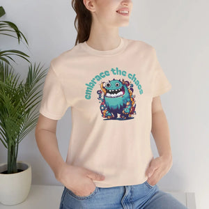 Cute Monster Cotton Tee - Soft Jersey Short Sleeve - Dipaliz - T-shirts - s