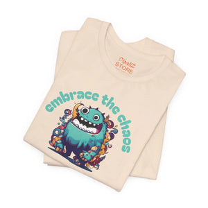 Cute Monster Cotton Tee - Soft Jersey Short Sleeve - Dipaliz - T-shirts - s