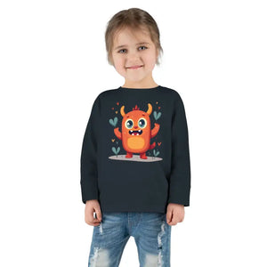 Adorable Toddler Long Sleeve Tee Super Soft Fabric - Dipaliz - T-shirts