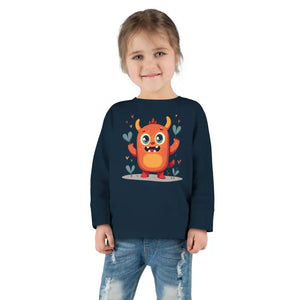 Adorable Toddler Long Sleeve Tee Super Soft Fabric - Dipaliz - T-shirts