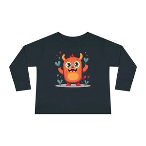 Adorable Toddler Long Sleeve Tee Super Soft Fabric - Dipaliz - 2t / Black - T-shirts