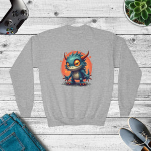 Stylish Monster Youth Crewneck - Soft Kids Sweatshirt - Dipaliz - Sweatshirts