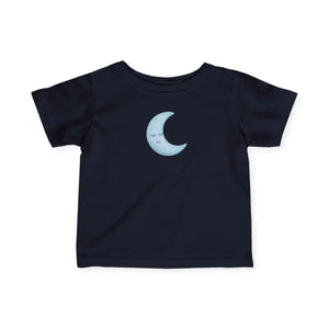 Moon Infant Tee - Cute Comfy Toddler Outfit - Dipaliz - Navy / 6m - Baby & Clothing