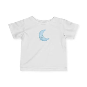 Moon Infant Tee - Cute Comfy Toddler Outfit - Dipaliz - White / 6m - Baby & Clothing